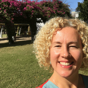 Generative Change Life Changing Coaching Online and By Phone Life Coach Rachel Carroll Smiling and friendly at Southbank Brisbane for SINA Conference