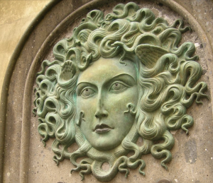 Medusa on a fountain head in Rome Loving the dark and ugly parts of ourselves Generative Change Life Changing Coaching Online and by Phone